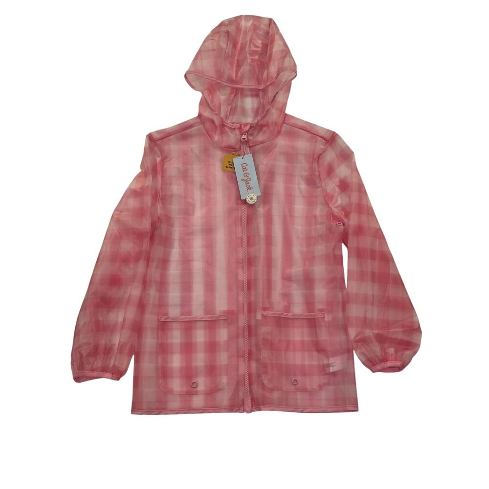 Cat & Jack Little Girls Rain Jacket Medium 8 NWT